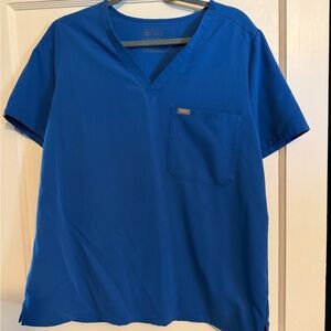 FIGS Catarina One Pocket Scrub Top XL Royal Blue